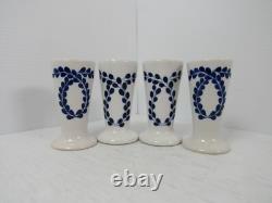 Clase Azul Tequila Shot Glasses (Ceramic) 4 Lot of 4
