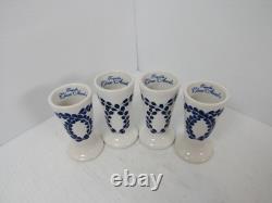 Clase Azul Tequila Shot Glasses (Ceramic) 4 Lot of 4