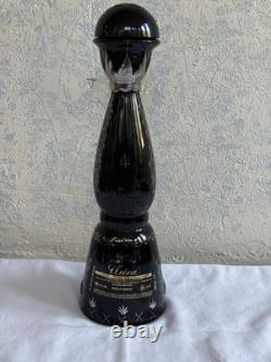 Clase Azul Ultra Tequila Empty Bottle 750ml Extra Anejo Ceramic Decanter Black