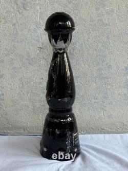 Clase Azul Ultra Tequila Empty Bottle 750ml Extra Anejo Ceramic Decanter Black