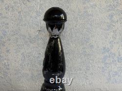 Clase Azul Ultra Tequila Empty Bottle 750ml Extra Anejo Ceramic Decanter Black