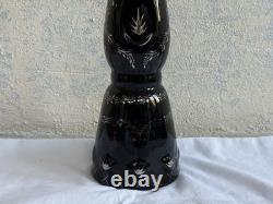 Clase Azul Ultra Tequila Empty Bottle 750ml Extra Anejo Ceramic Decanter Black