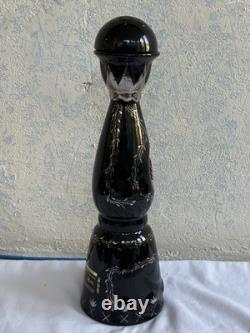 Clase Azul Ultra Tequila Empty Bottle 750ml Extra Anejo Ceramic Decanter Black