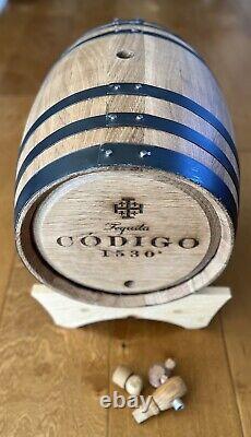 Codigo 1530 Tequila Branded 5L Spirits Whiskey Aging Oak Barrel Brand New In Box
