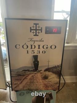 Codigo 1530 Tequila Double Bottle Shot Chiller Beverage Dispenser with lights