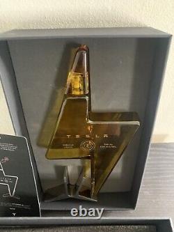Collector's Edition. Tesla Tequila Bottle WithStand & Box. NO ALCOHOL! Empty