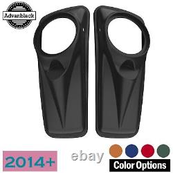 Color Matched 8 inches Saddlebag Speaker Lids For 2014+ Harley Davidson Touring