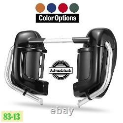 Color Matched Lower Vented Leg Fairing Kits 6.5'' Speaker Pod Fits 83-13 Harley