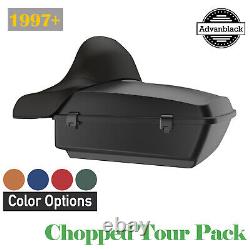 Color Matched Rushmore Chopped Tour Pak Pack Wrap Around For Harley/Softail 97+