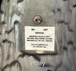 Coyote Tequila Bar Display Bottle Holder With Howling Coyote. Rare! It Works
