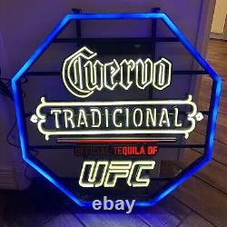 Cuervo Tradicional Official Tequila of the UFC LED Sign 24x24 WORKS (READ)