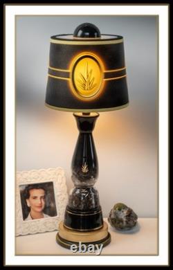 Custom Clase Azul Gold Tequila Table Lamp / matching lamp shade and large base