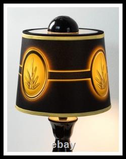 Custom Clase Azul Gold Tequila Table Lamp / matching lamp shade and large base