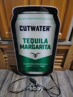 Cutwater Spirits Lime Margarita Tequila LED Light Bar Sign Works great 24 in