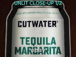 Cutwater Tequila Margarita Can Electric Lit LED Bar Sign 23x13 with Power Cord