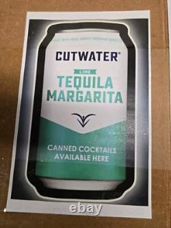 Cutwater Tequila Margarita Can Led Bar Sign Man Cave Garage Decor Light New