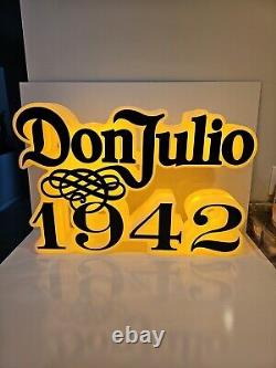 DON JULIO 1942 TEQUILA LED SIGN BAR SIGN MAN CAVE GARAGE DECOR Tested Working