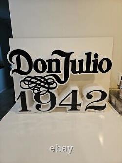 DON JULIO 1942 TEQUILA LED SIGN BAR SIGN MAN CAVE GARAGE DECOR Tested Working