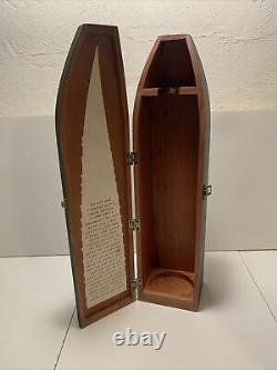 DON JULIO 1942 Tequila Añejo Vintage Wooden Green Coffin Box, No Bottle