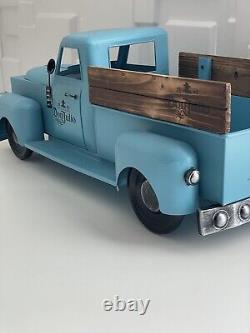 DON JULIO TEQUILA 1942 BLUE PICKUP TRUCK Collectible Advertisement Mancave Decor