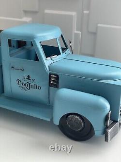 DON JULIO TEQUILA 1942 BLUE PICKUP TRUCK Collectible Advertisement Mancave Decor