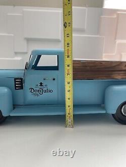 DON JULIO TEQUILA 1942 BLUE PICKUP TRUCK Collectible Advertisement Mancave Decor