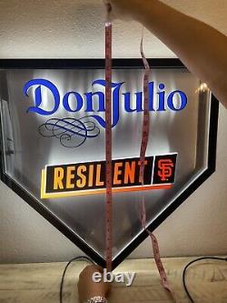 DON JULIO TEQUILA 1942 MAN CAVE SAN FRANCISCO GIANTS LIGHT UP SiGN