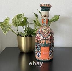 DOS ARTES Tequila Extra Añejo Hand Painted Ceramic 1L Bottle EMPTY