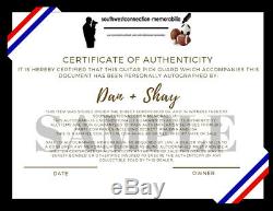 Dan + and Shay Signed Autographed Country Music Acoustic Guitar Proof Tequila