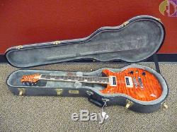 David Thomas McNaught Vintage Double Cut, Quilt Maple Top, Tequila Sunrise, USED