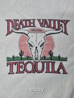 Death Valley Tequila when you are desparate to drink anything 1987 t-shirt LG