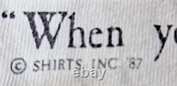 Death Valley Tequila when you are desparate to drink anything 1987 t-shirt LG