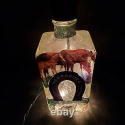 Decorative Herradura Original Tequila 1 Liter Empty Bottle Lamp FREE SHIPPING