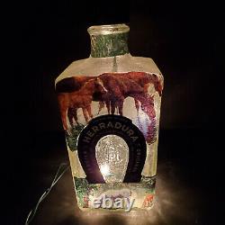 Decorative Herradura Original Tequila 1 Liter Empty Bottle Lamp FREE SHIPPING