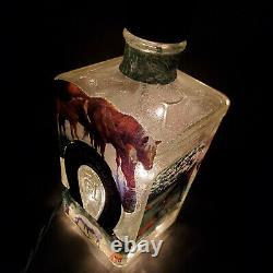 Decorative Herradura Original Tequila 1 Liter Empty Bottle Lamp FREE SHIPPING