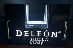 Deleon Tequila Acrylic Bar Bottle Presenter / LED Sign VIP New Without Box