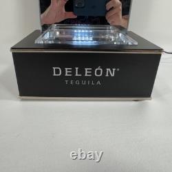 Deleon Tequila LED Light Up Store Display Bar Display Signs Mirror Back 2015