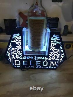 Deleon Tequila Led Bottle Display Man Cave Bar Back Light Up Glorifier