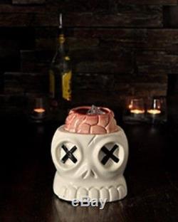 Dia de los Muertos Day of the Dead Mexican Fiesta Tequila, Rum Skull Tiki Bowl