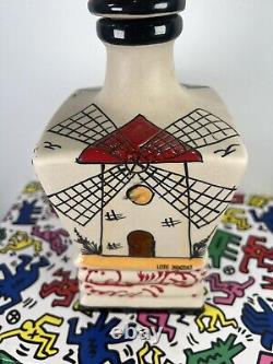 Dinastia Real Empty Tequila Bottle 750ML Mariachi Windmill Ceramic Codigo 1316
