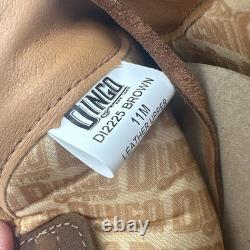 Dingo Tequila Fringe Southwest Sunrise Snip Toe Cowboy Womens Brown Sz 11M NIB