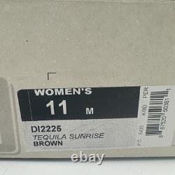 Dingo Tequila Fringe Southwest Sunrise Snip Toe Cowboy Womens Brown Sz 11M NIB