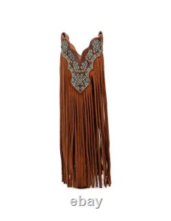 Dingo Western Boots Womens Tequila Sunrise Fringe Suede Leather DI2225