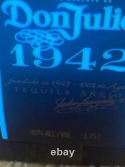 Don Julio 1942 Añejo Tequila SE MAGNUM 1.75 L With Cork, Empty Bottle Luminous