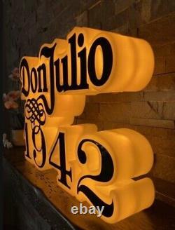 Don Julio 1942 Tequila Lighted Sign 3D Rechargeable