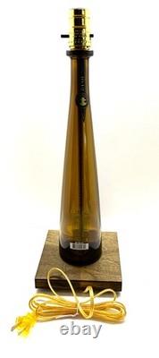 Don Julio 1942 Tequila TABLE LAMP Package with Burlap Shade LED Bulb & Wood Base Don Julio 1942 Tequila TABLE LAMP Package with Burlap Shade LED Bulb & Wood Base