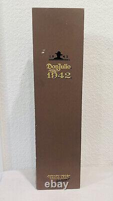 Don Julio 1942 Tequila box, Empty Bottle with Cork