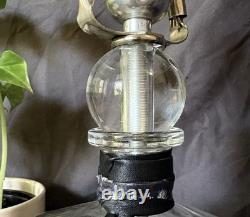 Don Julio 70 Tequila Bottle Lamp Set Upcycled Crystal Ball Accent