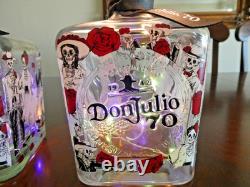 Don Julio 70 Tequila Liquor Bar Bottle Decor TABLE LAMPs-2 pcs