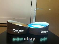 Don Julio Led 2 Bottle Lighted Glorifier Display Bar Man Cave Light Tequila